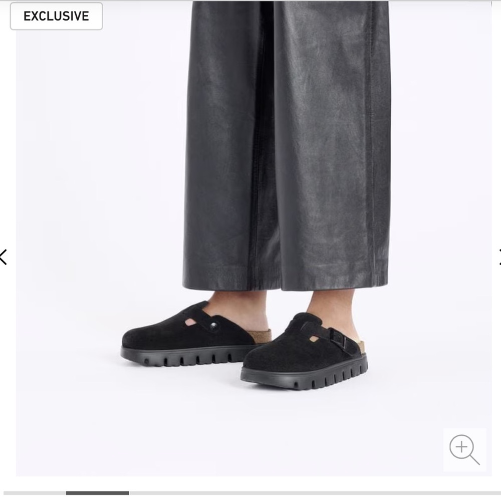 Birkenstock Boston Chunky Suede Leather